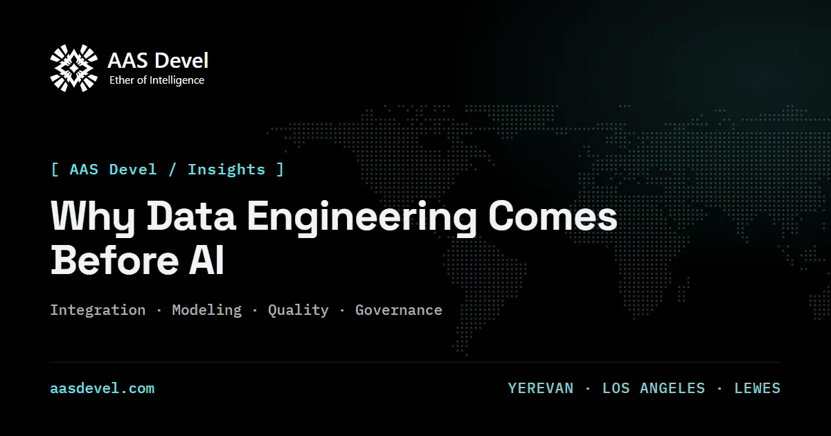 Why Data Engineering Comes Before AI