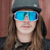 Picture of Henrik - White / Blue Mirror